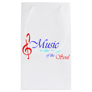 Music is the voice of the Soul 2 Small Gift Bag