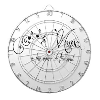 Music Is The Voice Of The Soul Dartboard