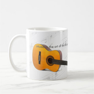 Music is thinking with sound Guitar Coffee Mug