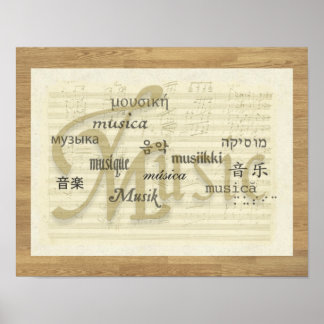 Music Is Universal Language Poster