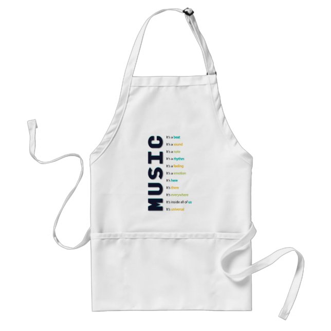 music it's ..... standard apron (Front)