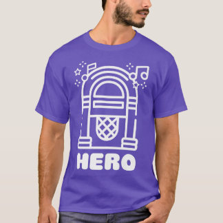 Music Jukebox Hero Music Karaoke Lover1876 T-Shirt