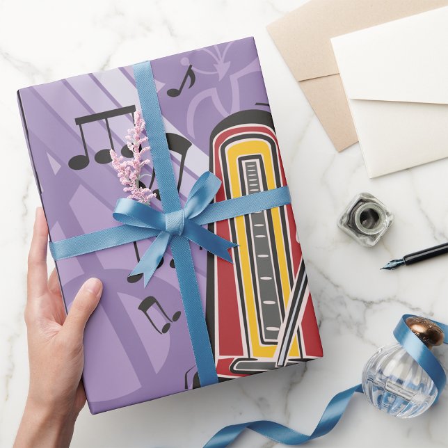 Music Jukebox Wrapping Paper (Creator Uploaded)