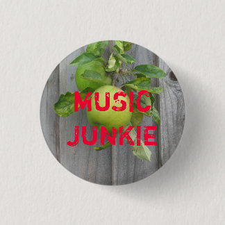 Music Junkie 3 Cm Round Badge
