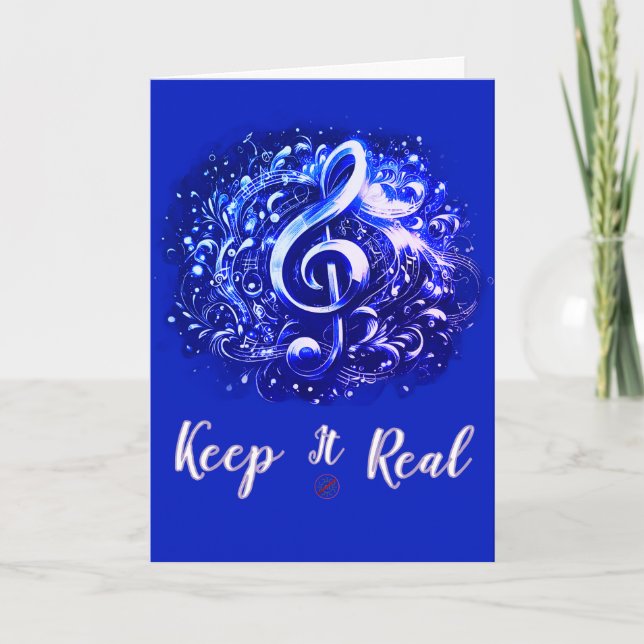 MUSIC - KEEP IT REAL  CARD (Front)