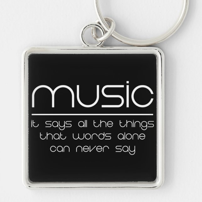 Music Key Ring (Front)