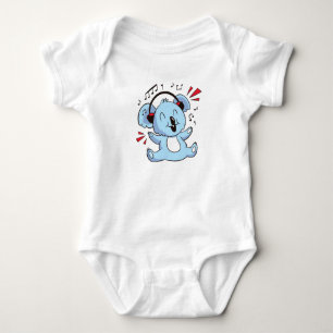 Music Koala Baby Bodysuit