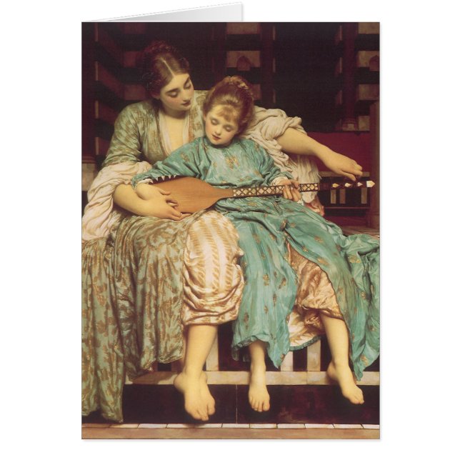 Music Lesson by Lord Frederic Leighton (Front)
