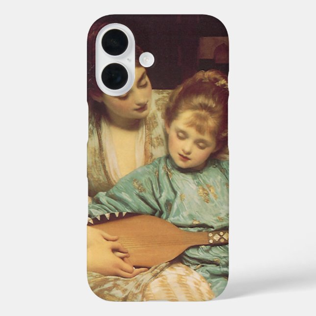 Music Lesson by Lord Frederic Leighton Case-Mate iPhone Case (Back)