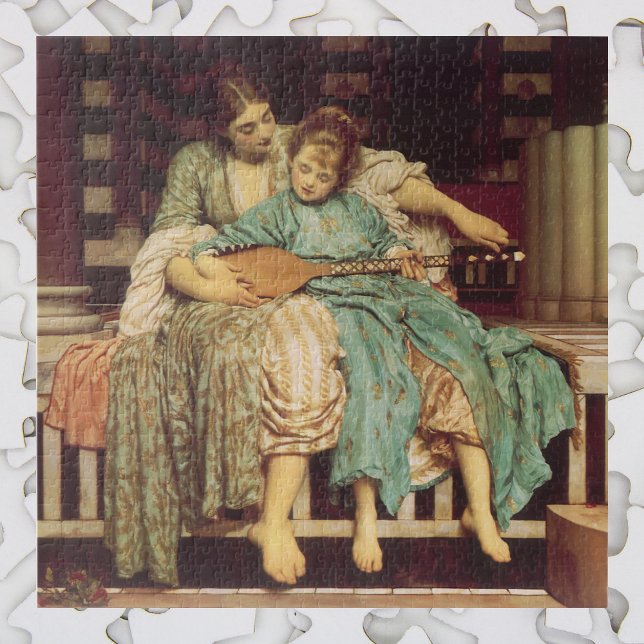 Music Lesson by Lord Frederic Leighton Jigsaw Puzzle (Creator Uploaded)