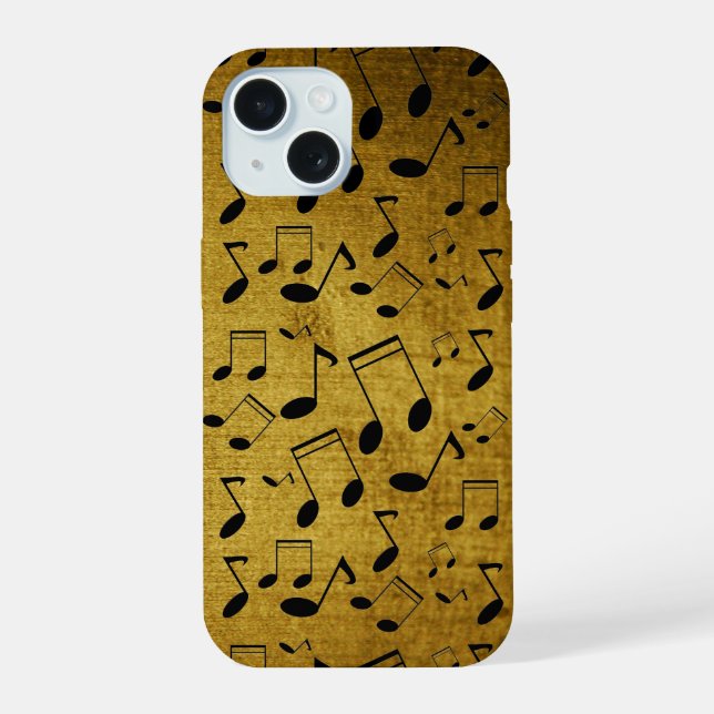 music-lesson,notes iPhone 15 case (Back)