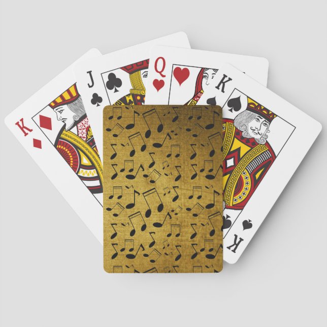 music-lesson,notes playing cards (Back)