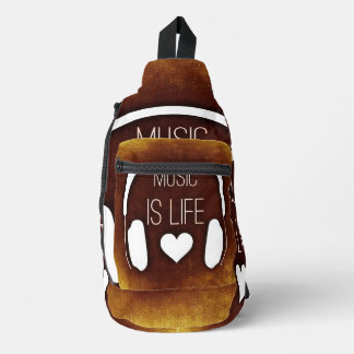 Music life sling bag
