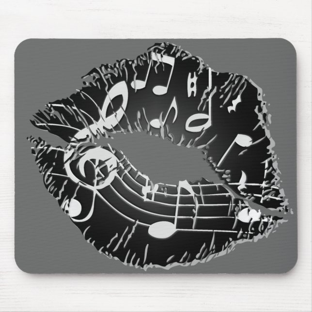 Music Lips Mousepad (Front)