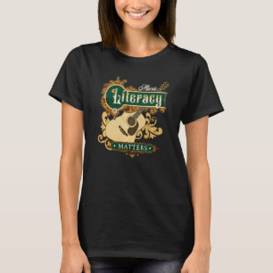 Music Literacy Matters I Like To Eat Puppies Retro T-Shirt