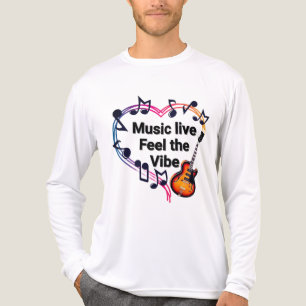 Music Live Feel the Vibe – Premium Bella+Canvas Lo Tri-Blend Shirt