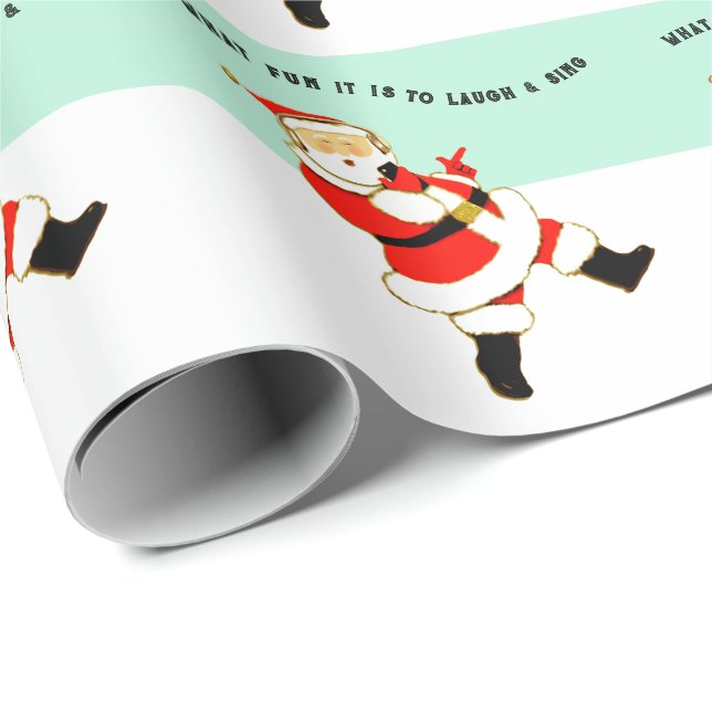 Music Lover Christmas Gift Wrapping Paper (Roll Corner)