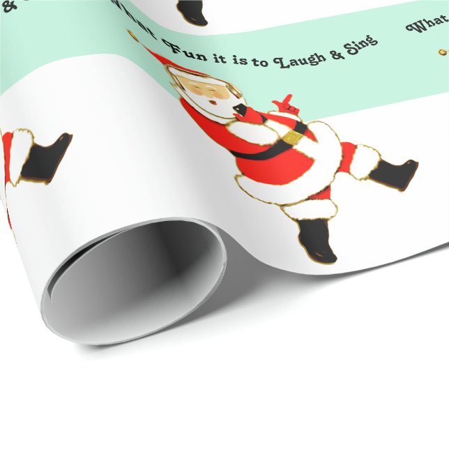 Music Lover Christmas Gift Wrapping Paper (Roll Corner)