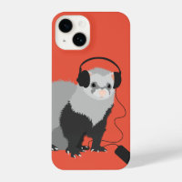 Music Lover Ferret Cute Pet Animal
