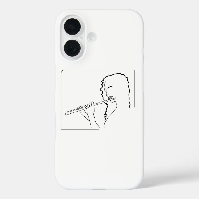 Music Lover, Flute Player,  Case-Mate iPhone Case (Back)