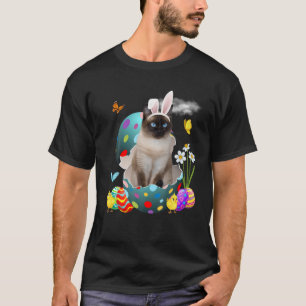 Music Lover I Headphones I Cute Birman Cat T-Shirt