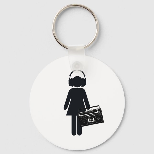 Music Lover Key Ring (Front)