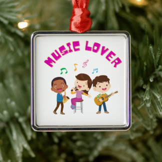 MUSIC LOVER METAL TREE DECORATION
