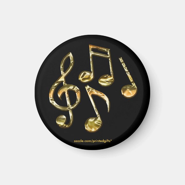 MUSIC LOVER Music Note Magnets (Front)