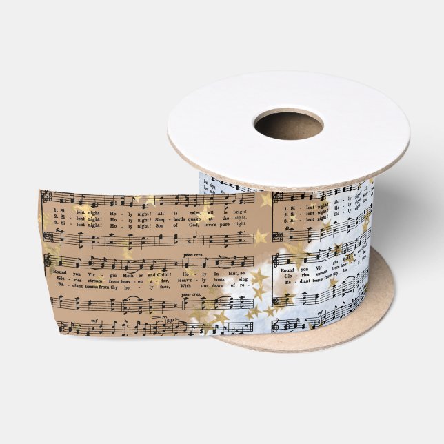 Music Lover  Satin Ribbon (Spool)