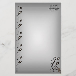 Music Lover Stationery