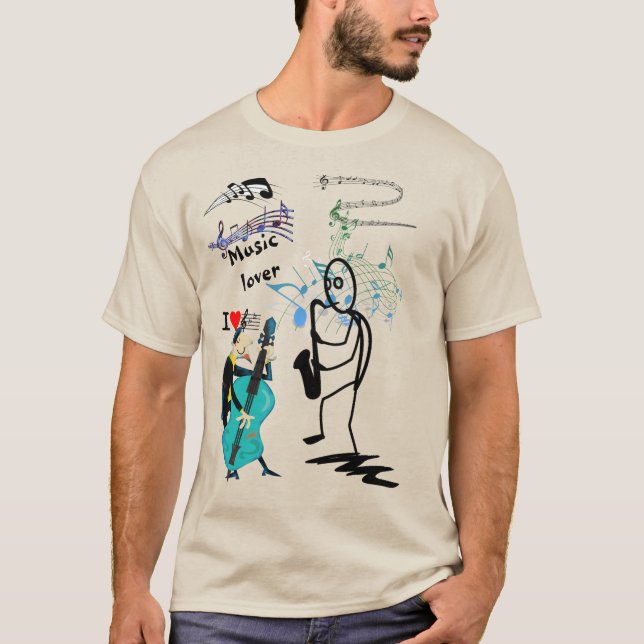 Music Lover *** The T-Shirt (Front)