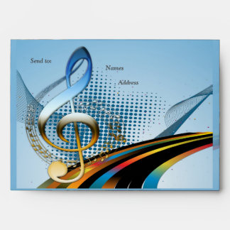 Music Lovers Celebration Themes Envelope