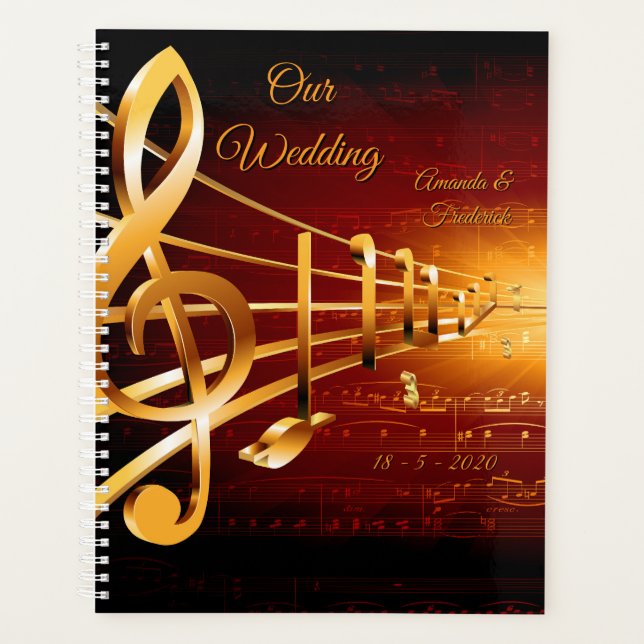 Music Lovers Celebration Themes Planner (Front)