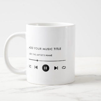 Music Lover's Custom Wall Art Large Coffee Mug