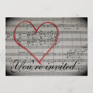 Music Lovers invitation