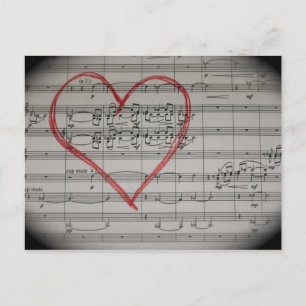 Music Lovers postcard