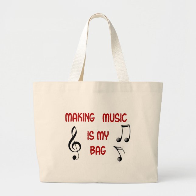 Music Lovers Tote Bag (Front)