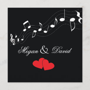 Music Lover's Wedding Invitation