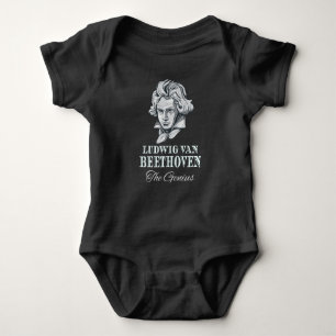 Music - Ludwig Van Beethoven The Genius Baby Bodysuit