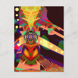 Music machine postcard