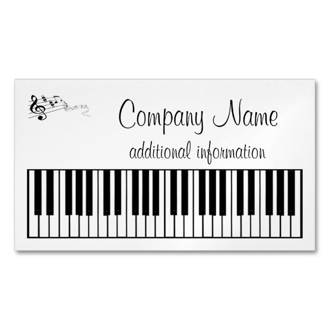 Music Magnetic Business Card (Front)