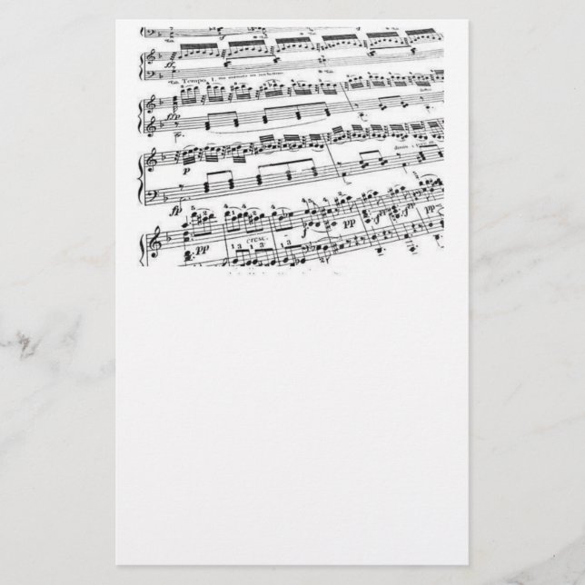 Music Major/Student/Teacher Stationery (Front)
