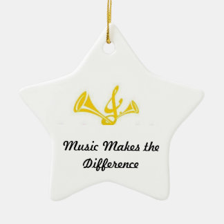 Music Makes the Difference Ceramic Tree Decoration