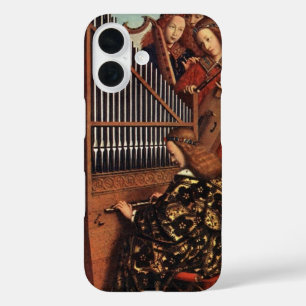 MUSIC MAKING CHRISTMAS ANGELS /Organ Player iPhone 16 Case