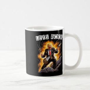 Music Mania Funny Donald Trump Playing Guitar - Me Coffee Mug