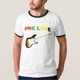 Music Mashup One Love retro tee shirt