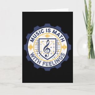 Music Math With Feelings Teacher Bynd Card