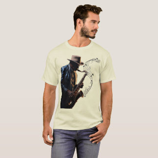 music mens tshirts soul saxophone player