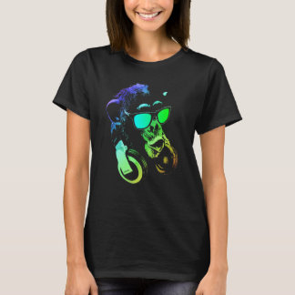 Music Monkey   And Cool Animal Dj T-Shirt