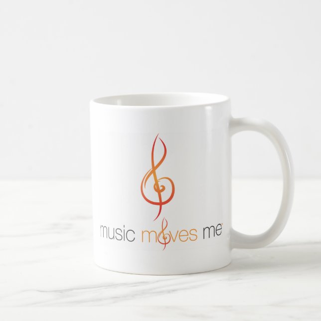 Music Moves Me™ Double-Sided Logo Mug (Right)